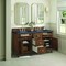 James Martin Vanities 60'' Double Vanity, Mid-Century Walnut w/ 3 CM Charcoal Soapstone Quartz Top 424-V60D-WLT-3CSP - alternate 3